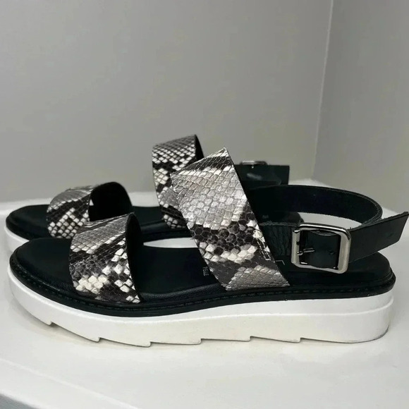 Ateliers Snakeskin Print Platform Sandal - Picture 5 of 13